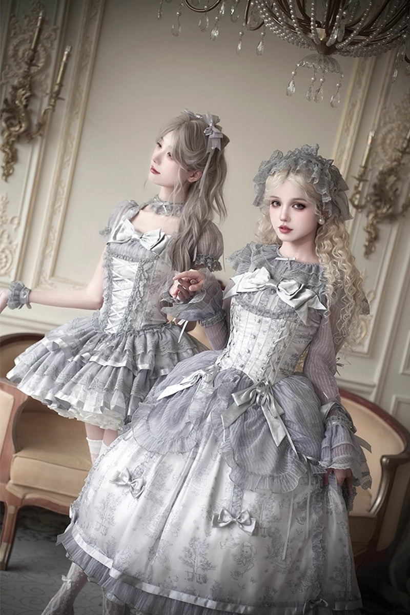 【受注予約~9/11】Gilded Dream ジャンパースカート【双生小熊】