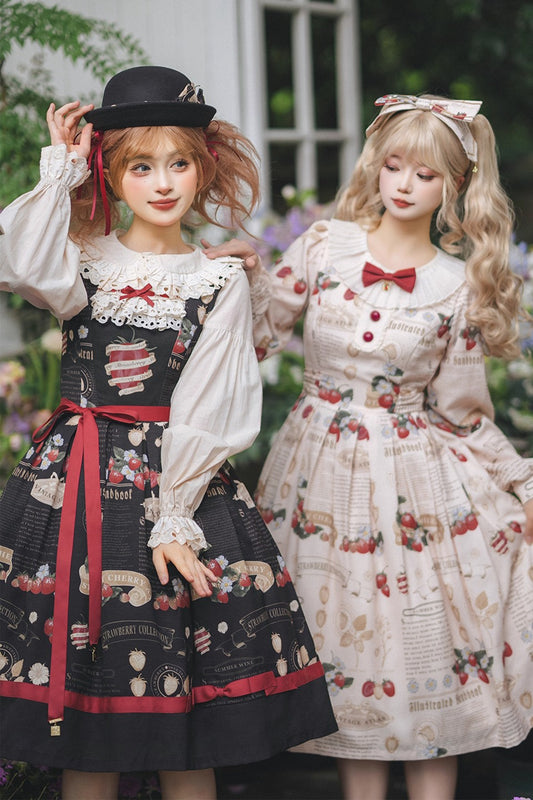 [Pre-orders open until September 17th] Grass art collection jumper skirt [Miss Cube]