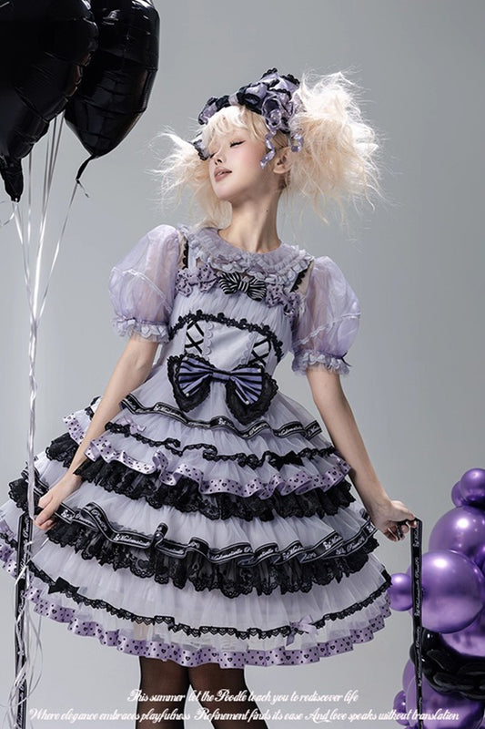 【受注予約~9/8】Chinese Dog ジャンパースカート【花与珍珠匣】