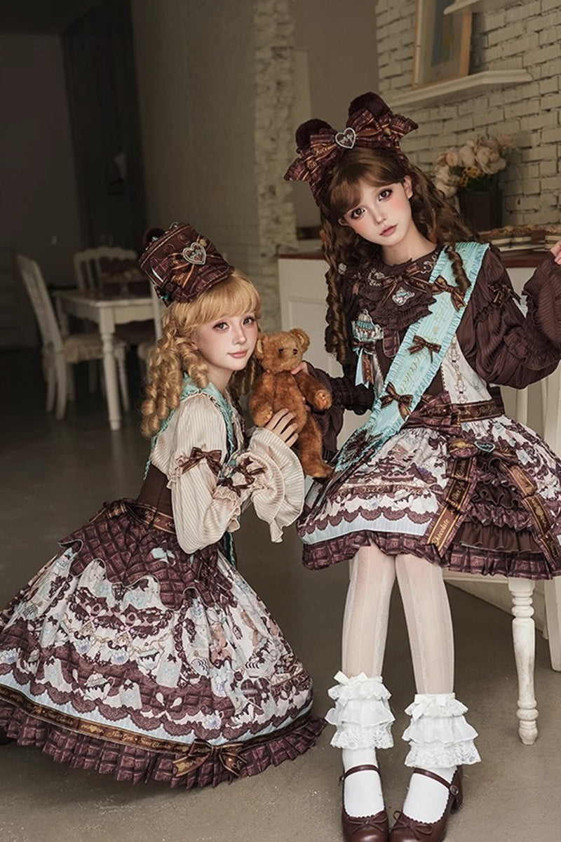 【受注予約~10/8】Chocolate Bear ジャンパースカート・サロペット【Alice Girl】