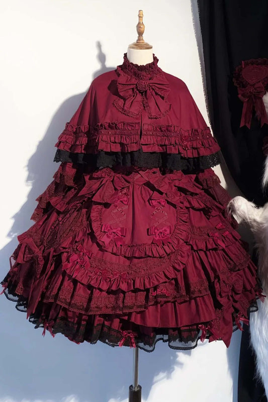 【受注予約~10/13】Hybrid Moonlight Doll 2.0 ブラウス・ジャンパースカート・ケープセット【Lost Aqua】