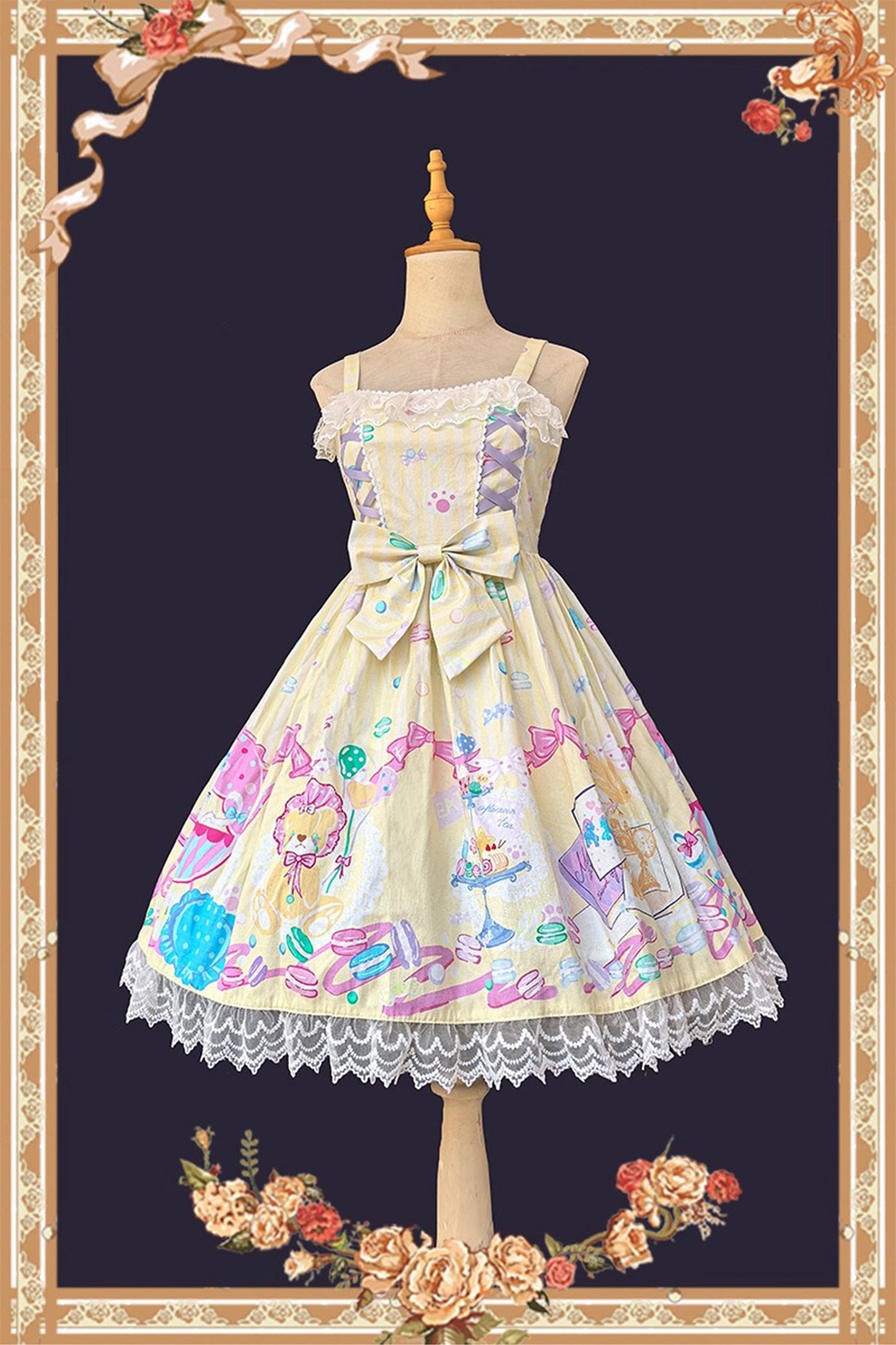 Macarons Dolly House ジャンパースカート(タイプ1)【Infanta】