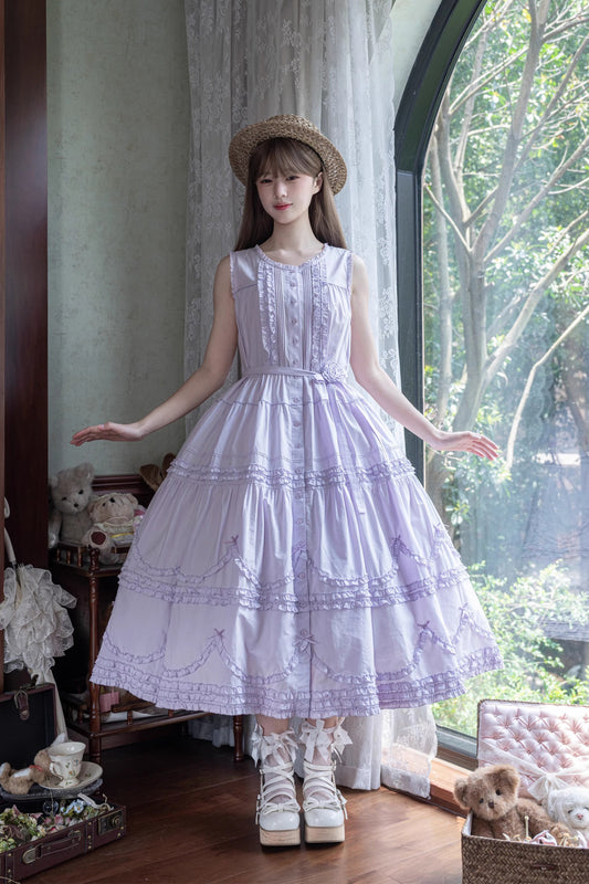 【受注予約~9/24】Warm Sun Palette ジャンパースカート(タイプ2) ノーマル丈【暖屿洋装】