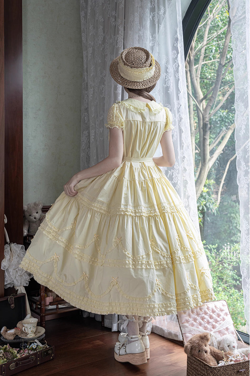 【受注予約~9/24】Warm Sun Palette ジャンパースカート(タイプ2) ノーマル丈【暖屿洋装】