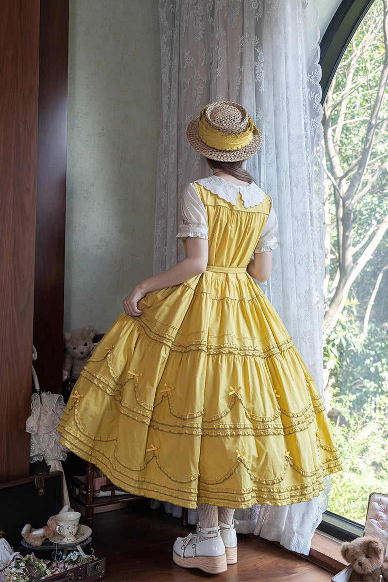 [Vorbestellungen bis 24. September] Warm Sun Palette Jumper Skirt (Typ 2) Lange Länge [Warm Sun Western Clothing]