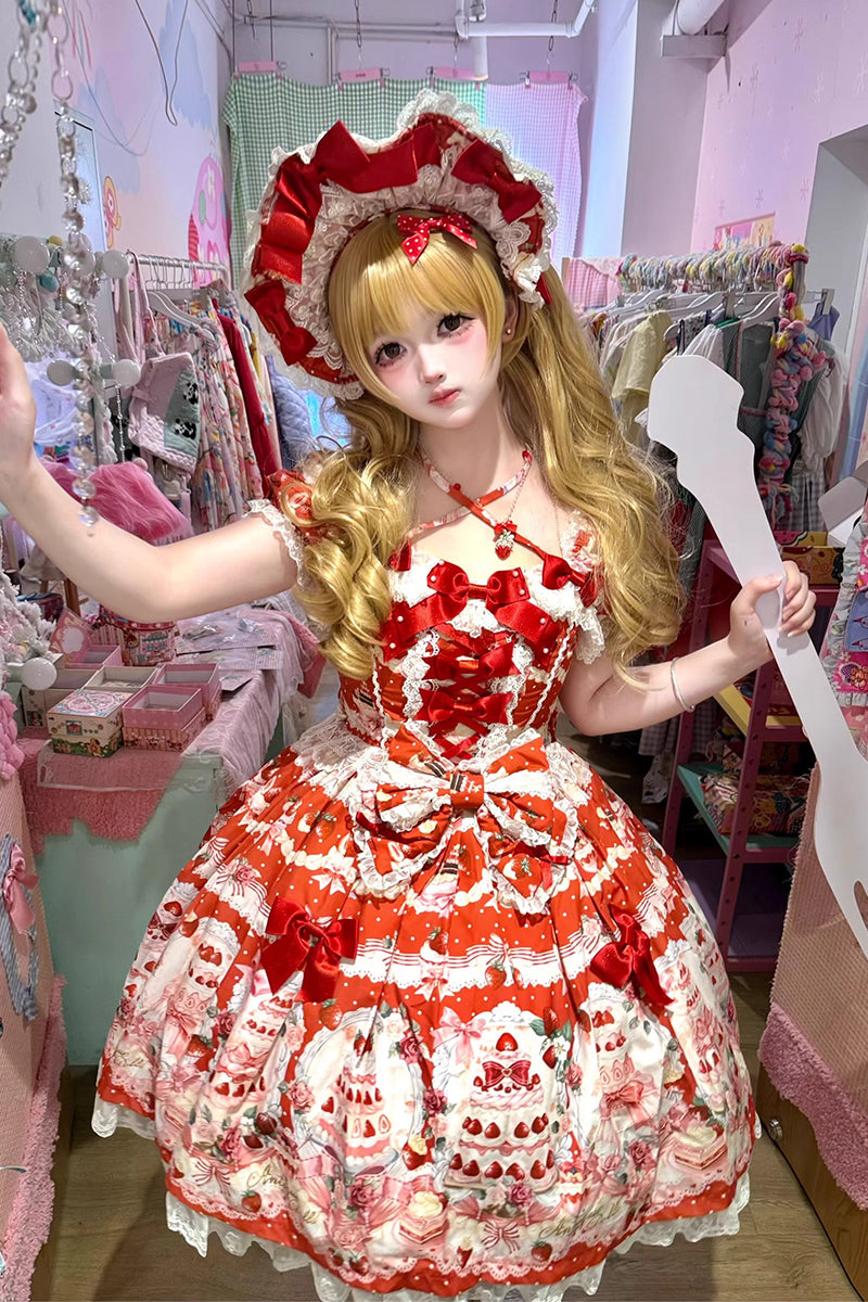 【受注予約~10/15】Strawberry Cake Bouquet 2.0 フルセット【AntiqueDoll】