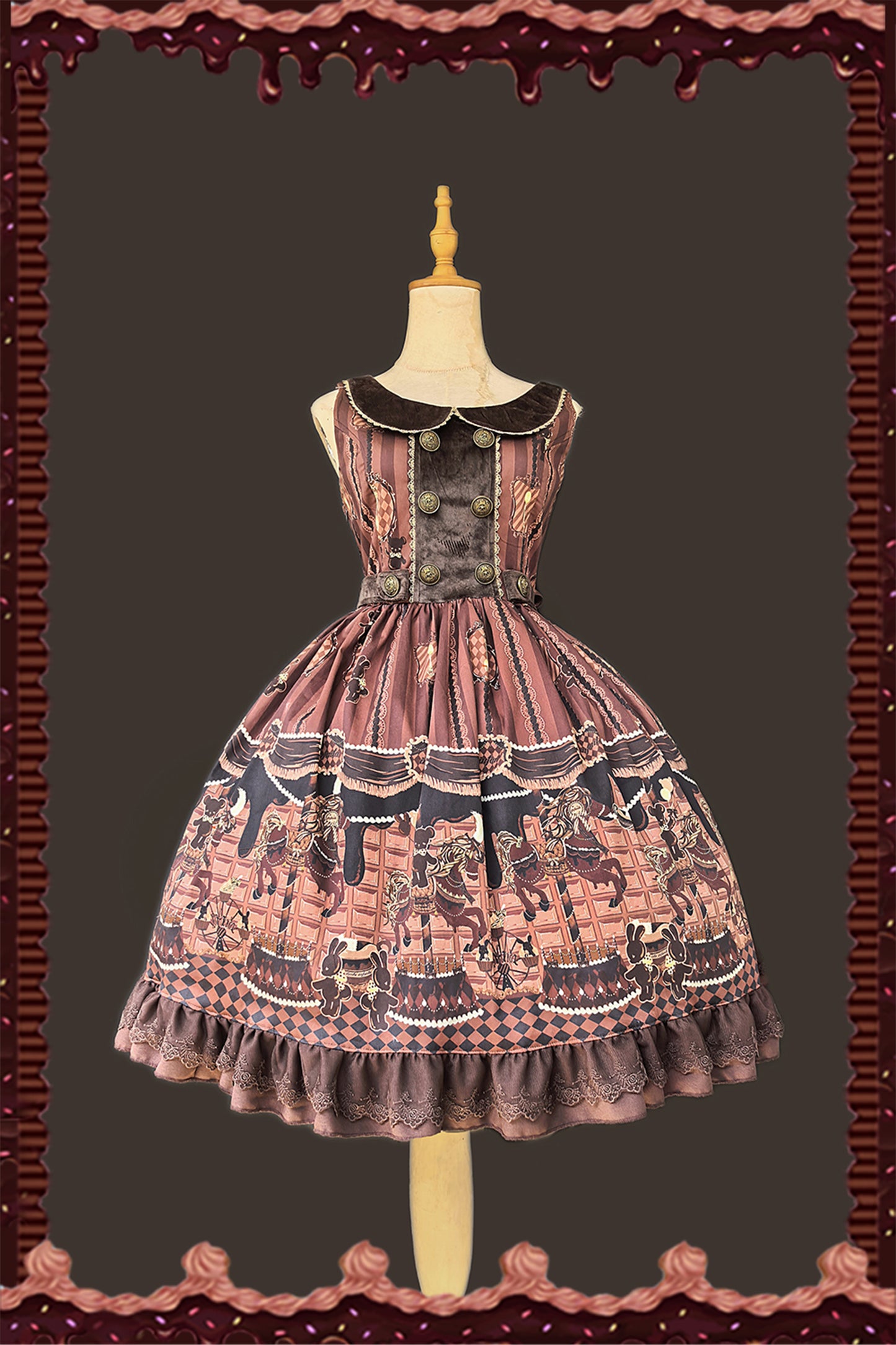 Chocolate Trojan ジャンパースカート【Infanta】