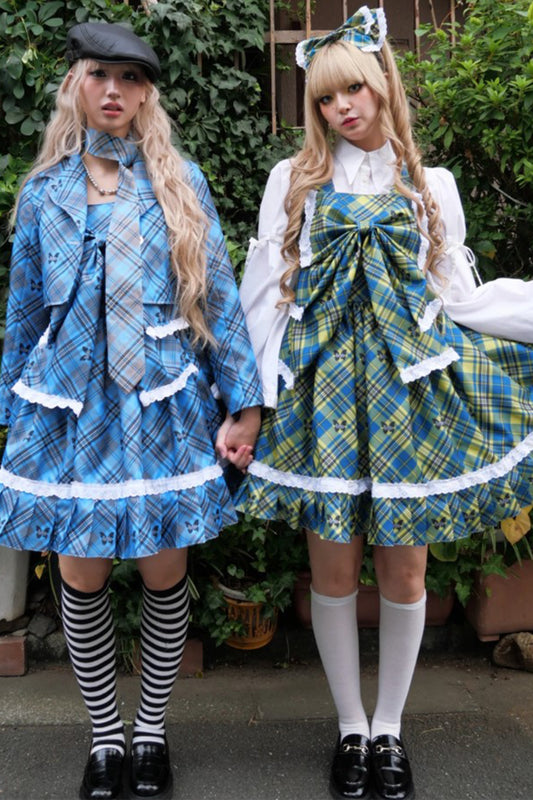 【受注予約~10/30】Tartan Girl Dress【Morpho】