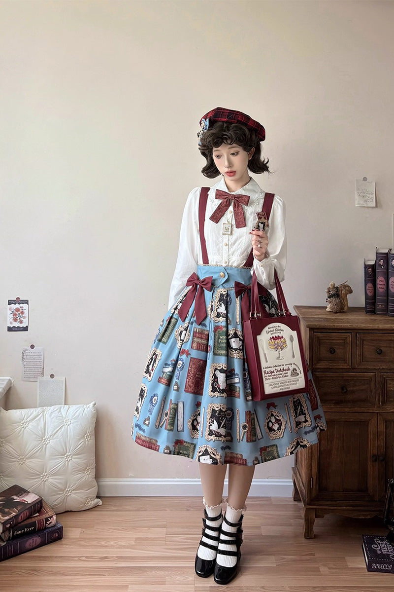 【受注予約~10/22】Wheat Book サロペット【Miss Cube】