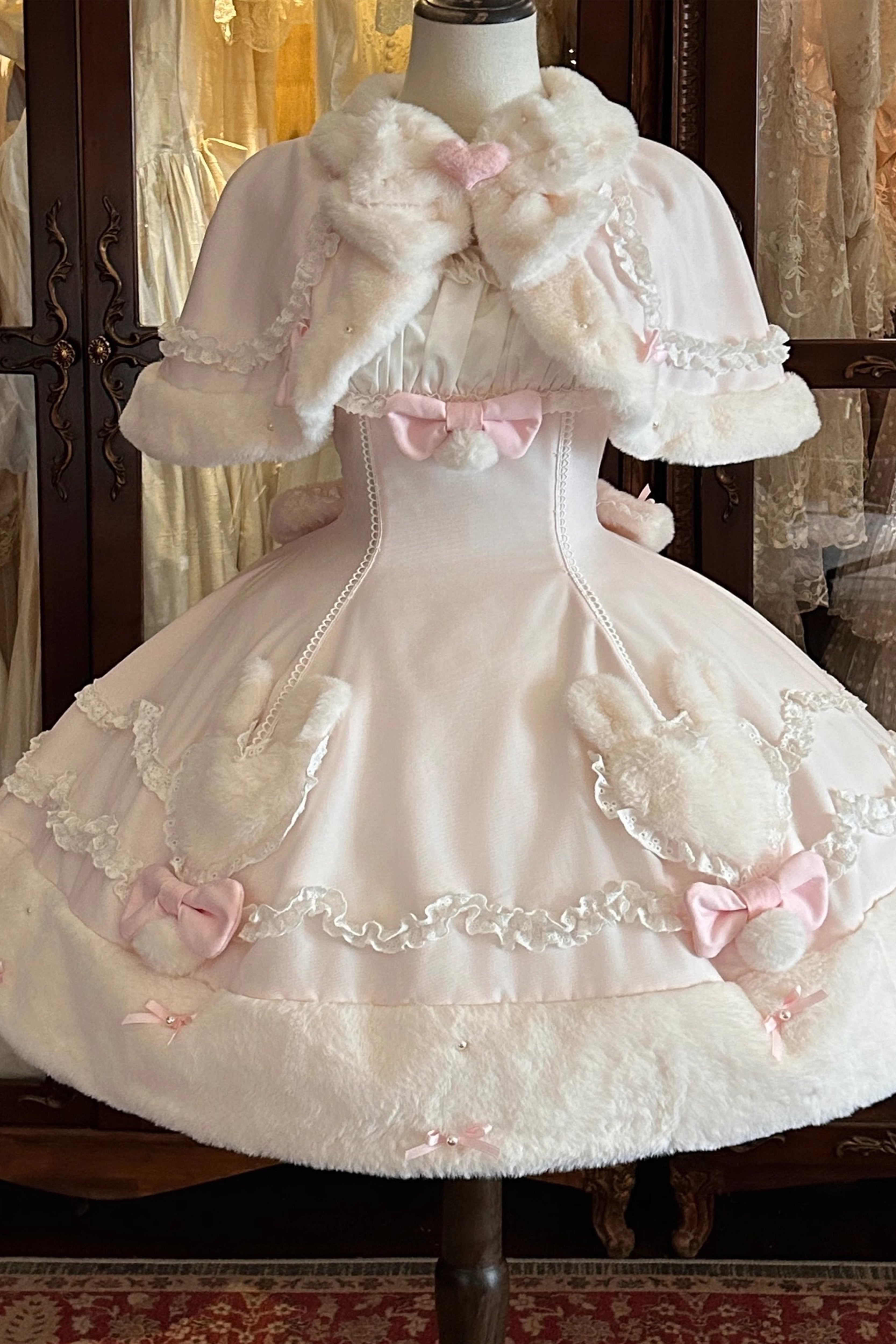 エペティス ロリータ ジャンパースカート ジャンスカ ピンク LIZLISA エペティス ロリータ ジャンパースカート ジャンスカ ピンク LIZLISA