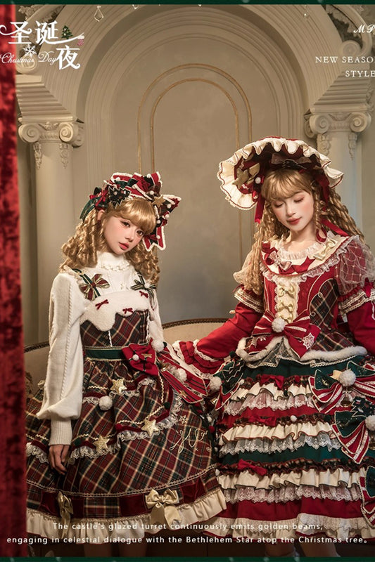 【受注予約~10/28】Christmas Eve ワンピース・ジャンパースカート【花与珍珠匣】