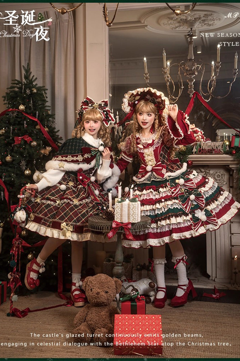 【受注予約~10/28】Christmas Eve ワンピース・ジャンパースカート【花与珍珠匣】