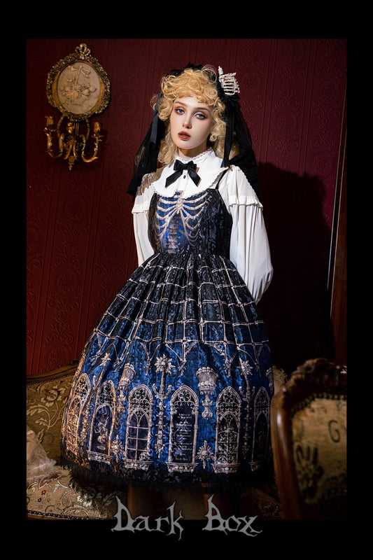 【受注予約~11/10】Ossuary ジャンパースカート【Dark Box】