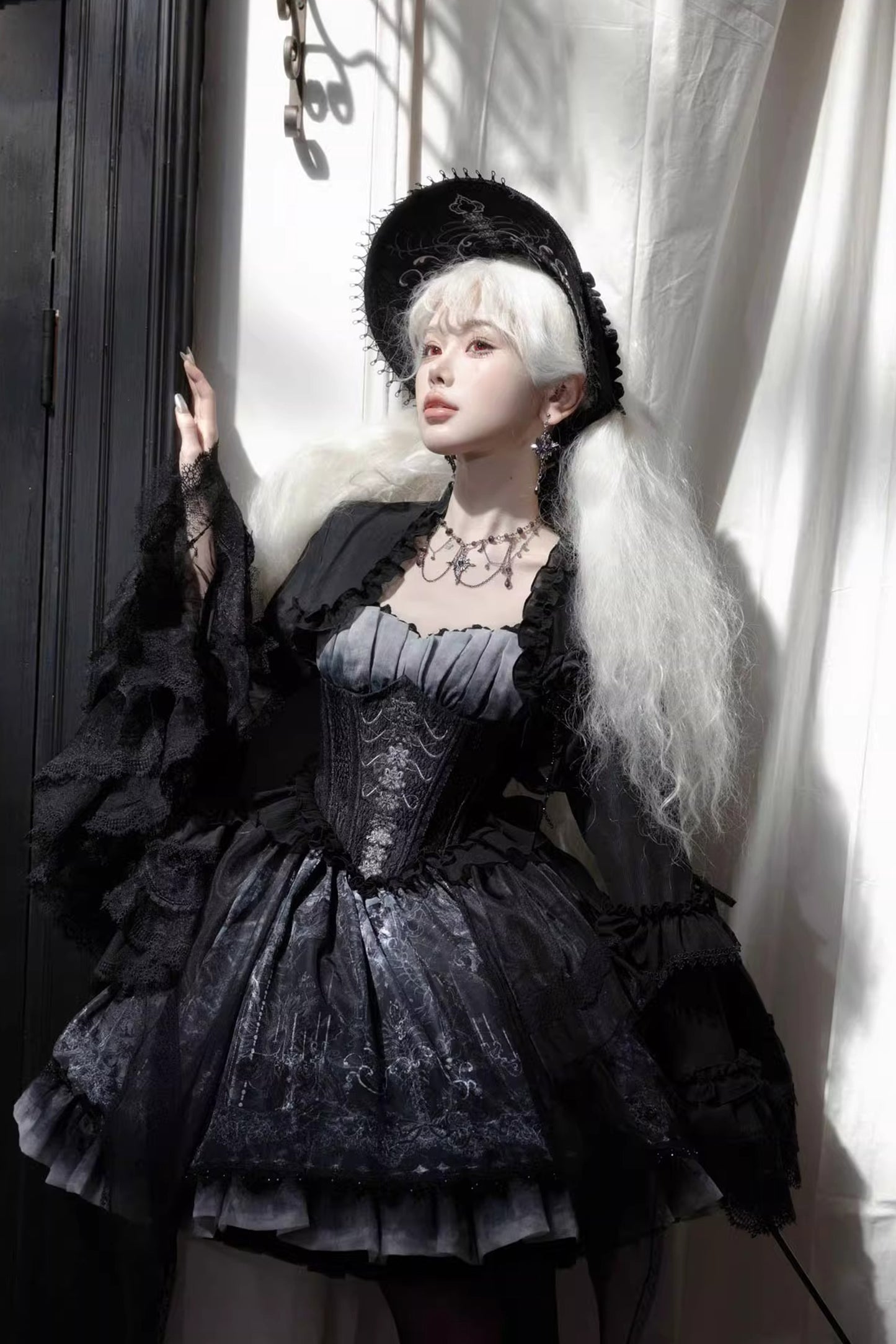 【受注予約~11/20】Butterfly Bone ジャンパースカート・コルセットスカート【SUSIN】