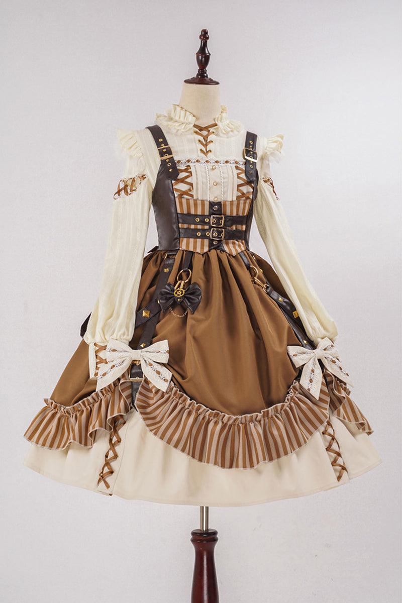 機巧師 ジャンパースカート【銀杏指針】