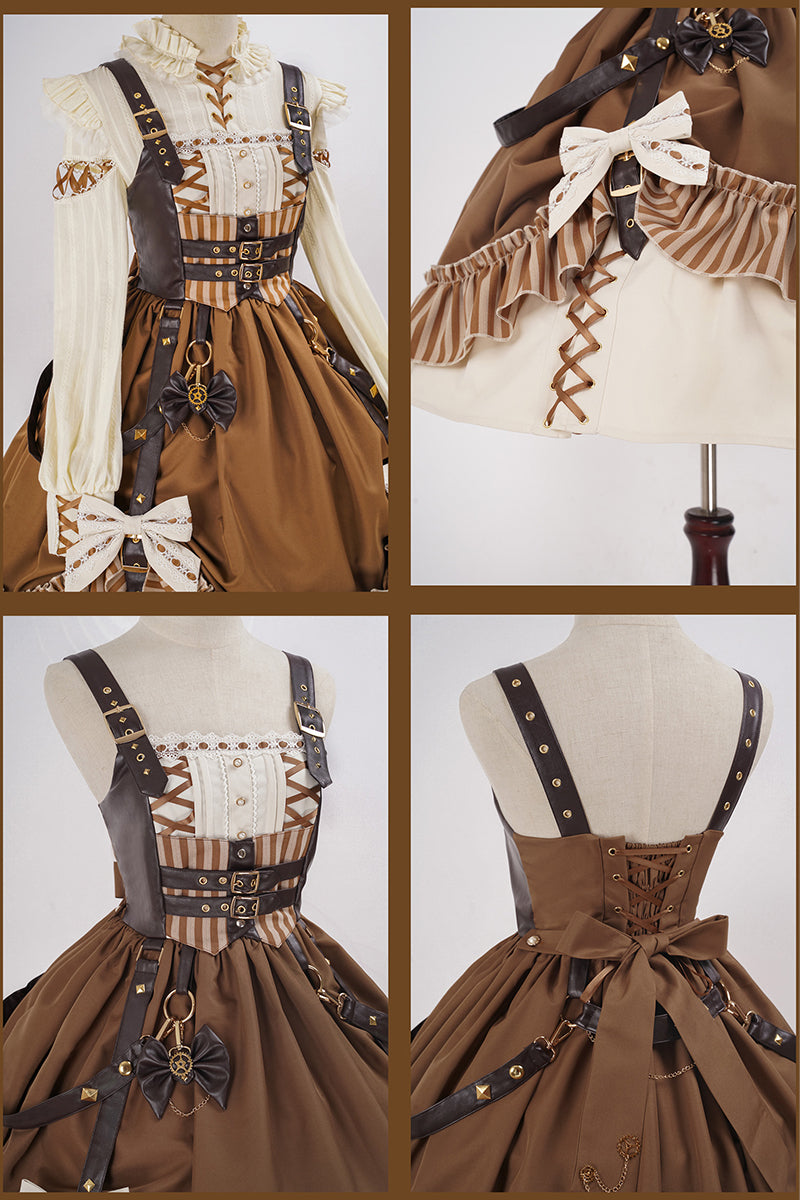 機巧師 ジャンパースカート【銀杏指針】