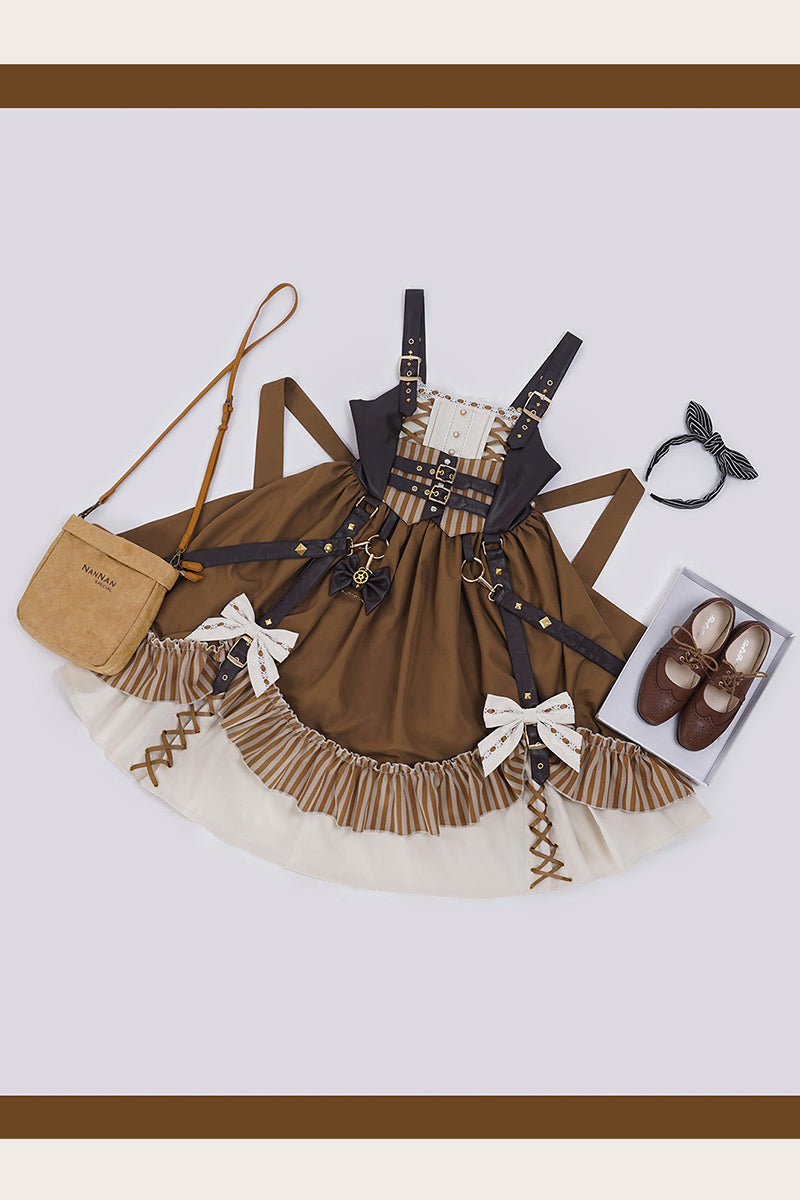 機巧師 ジャンパースカート【銀杏指針】