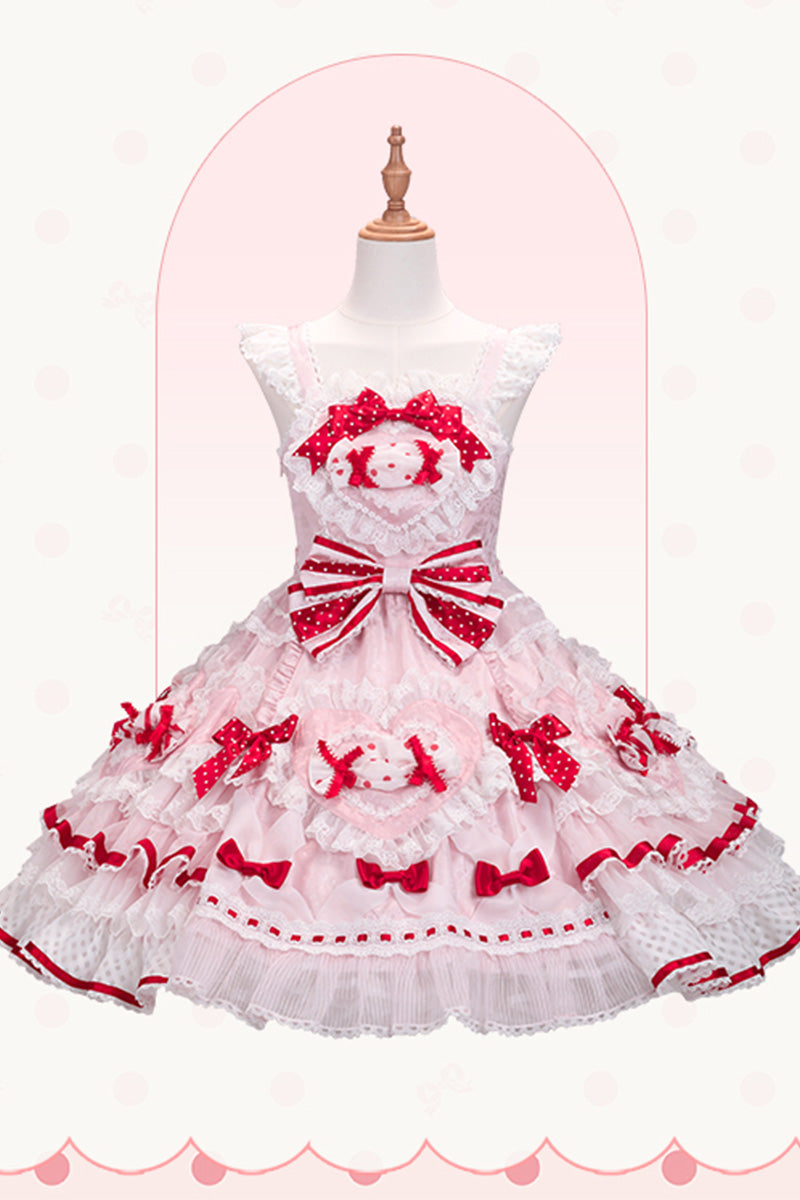 【受注予約~12/8】Candy Wrapper ジャンパースカート【花与珍珠匣】