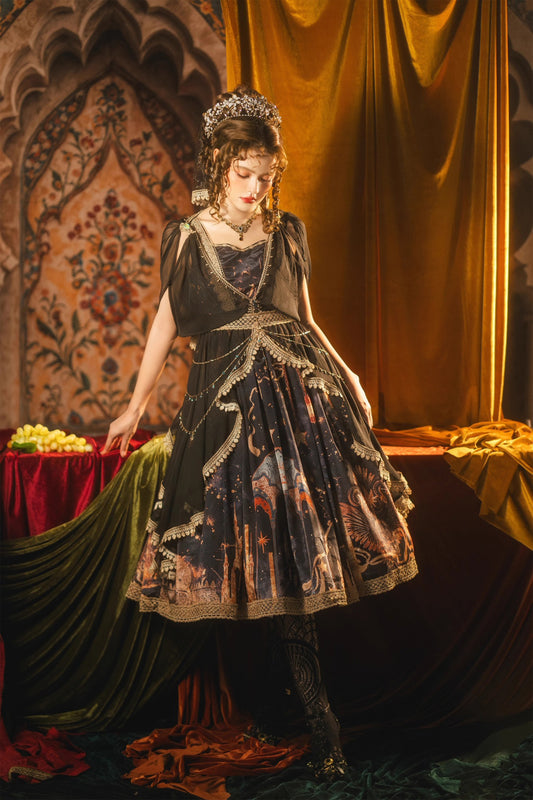 【受注予約~12/11】Stars ジャンパースカート【FaeriesDaffodil】