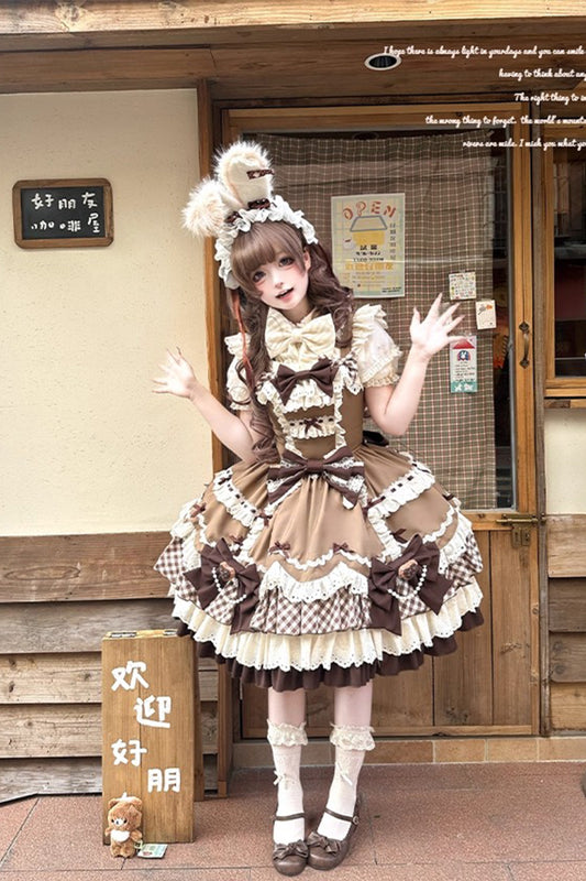 【受注予約~12/14】ベリーショートケーキ ジャンパースカート【櫻姫】