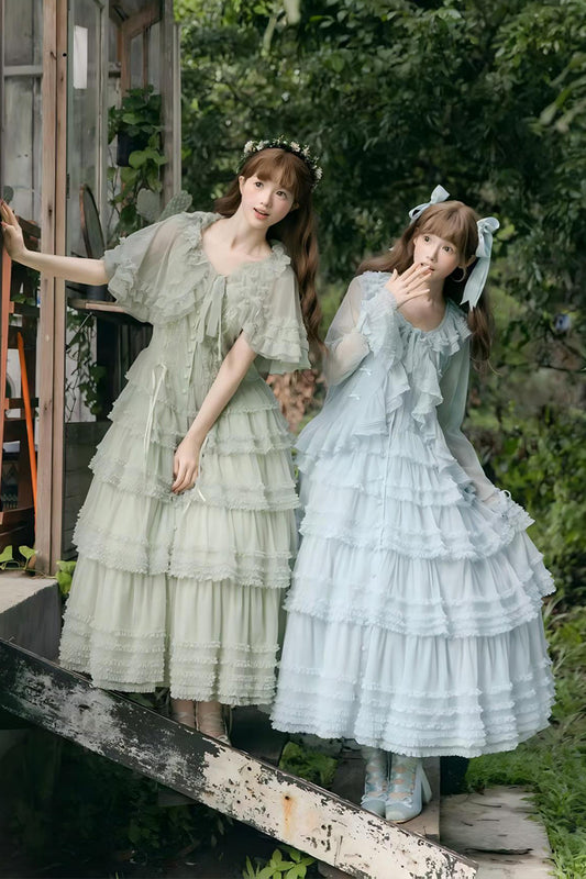 【受注予約~12/24】Lillian's Summer ジャンパースカート(タイプ2・ショート丈)【Spring Flower Language】