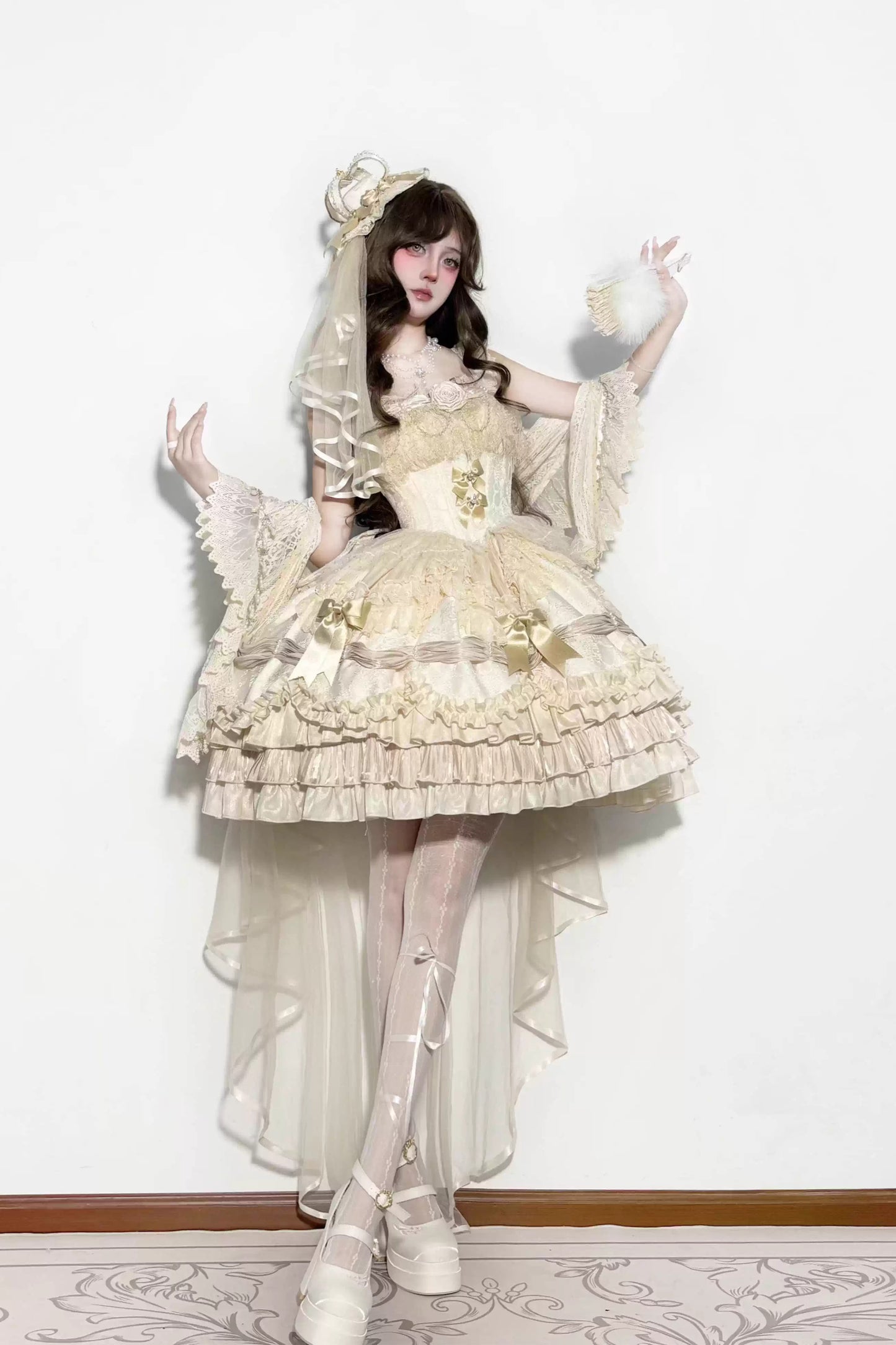 【受注予約~12/25】Gilded Dance Party ジャンパースカート【Starry Messenger】