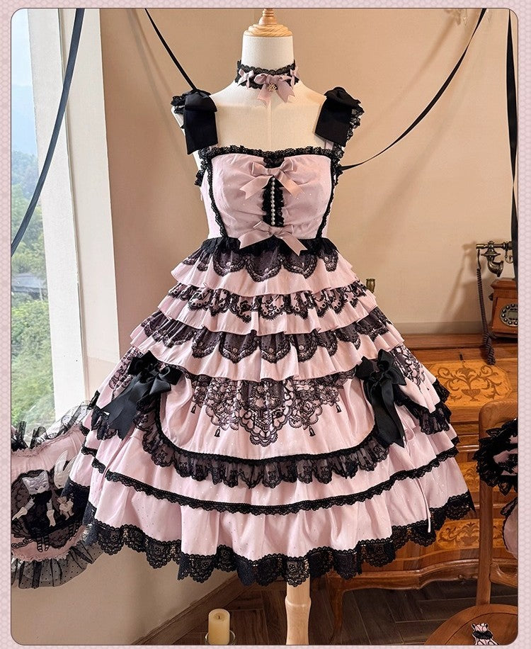 【受注予約~12/23】Race Doll ジャンパースカート(タイプ2)【花与珍珠匣】