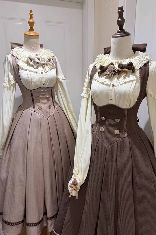 【受注予約~1/12】スイートカヌレ ジャンパースカート【Belle Langue】