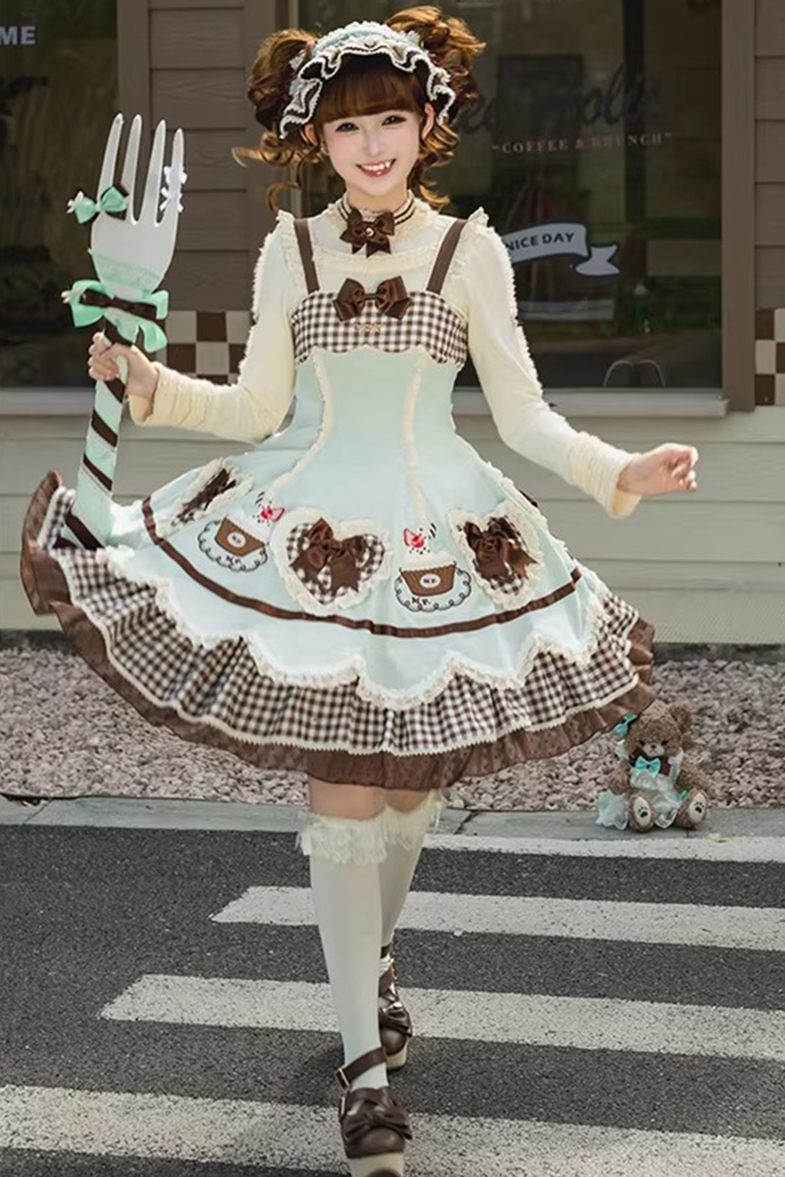 CupCakes ジャンパースカート【花与珍珠匣】 – Epetice