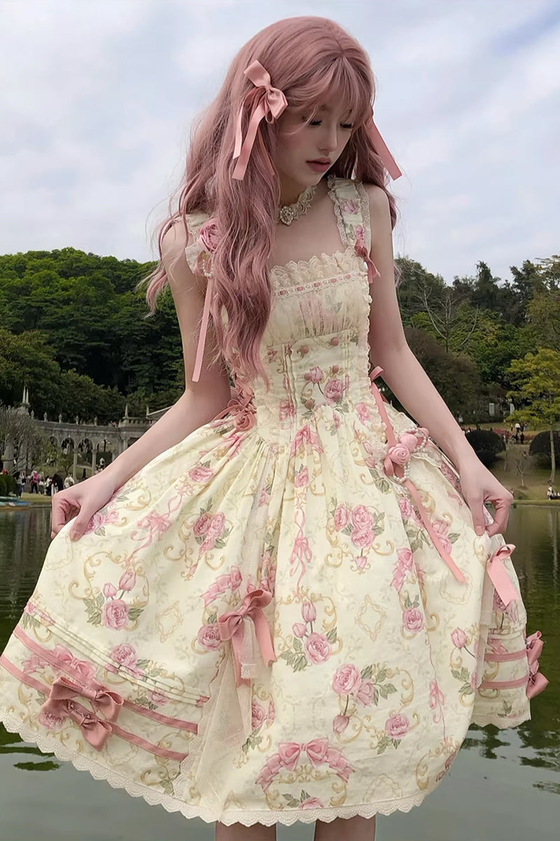 Antique Rose ジャンパースカート・ブラウス【Vivian】