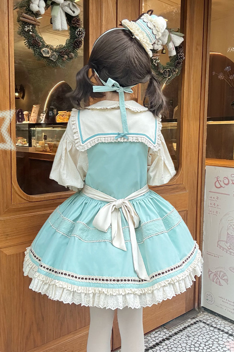 【受注予約~2/5】Sea Salt Crispy サロペット・ハットセット【momoko】