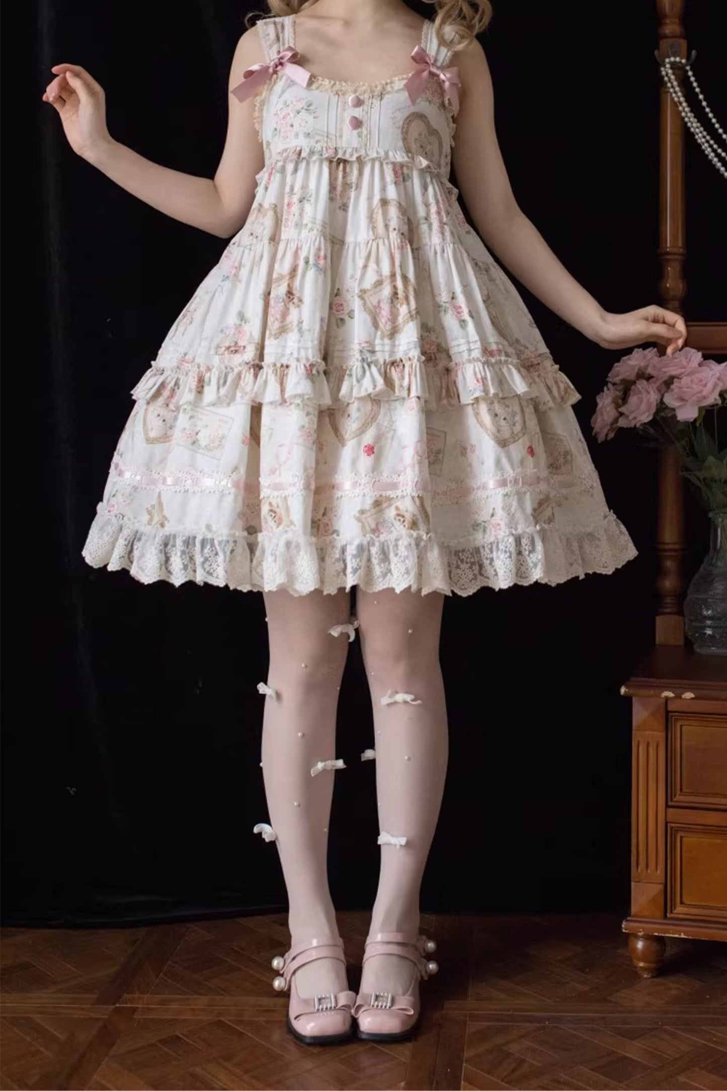 【受注予約~3/5】Victoria Cat ジャンパースカート(タイプ2) 【Moon River】