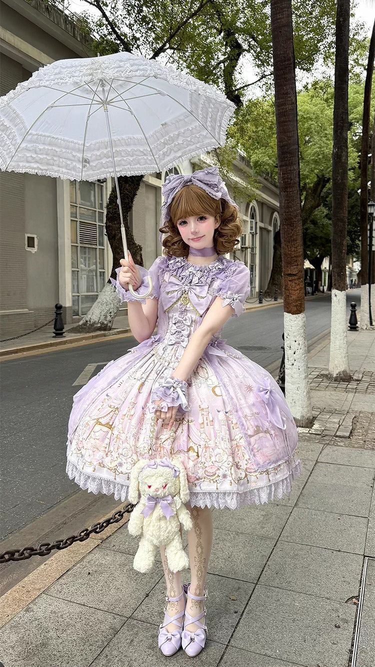 【受注予約~2/25】Romantic Castle ジャンパースカート・ブラウス【WhiteBird】