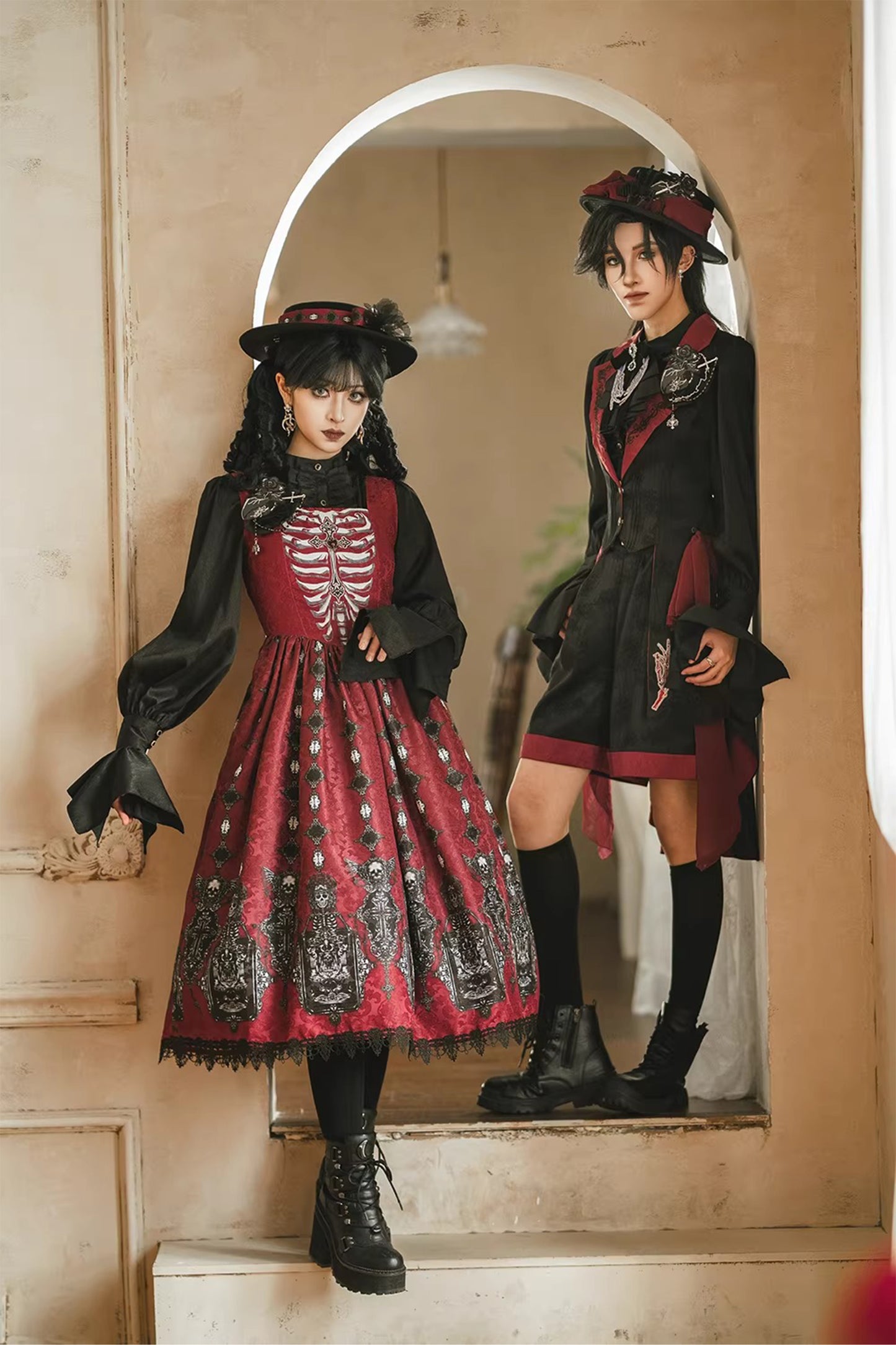 【受注予約~2/24】Returning on a Moonlit Night ジャンパースカート【Miss Point】