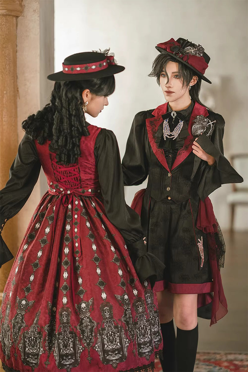 【受注予約~2/24】Returning on a Moonlit Night ジャンパースカート【Miss Point】