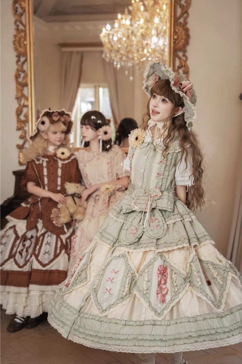 【受注予約~3/18】Rothenburg Bear 4.0 ジャンパースカート(くまなし)【MONO GIRL】