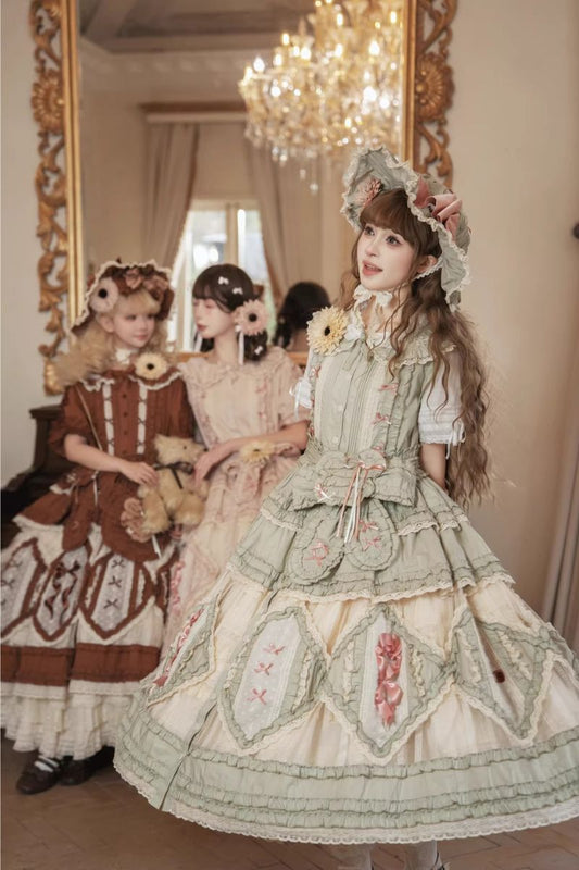 【受注予約~3/18】Rothenburg Bear 4.0 ジャンパースカート(くまなし)【MONO GIRL】