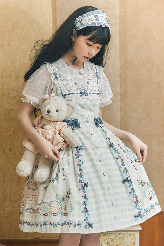 【受注予約~3/5】PorcelainTeaparty ジャンパースカート【CEL】