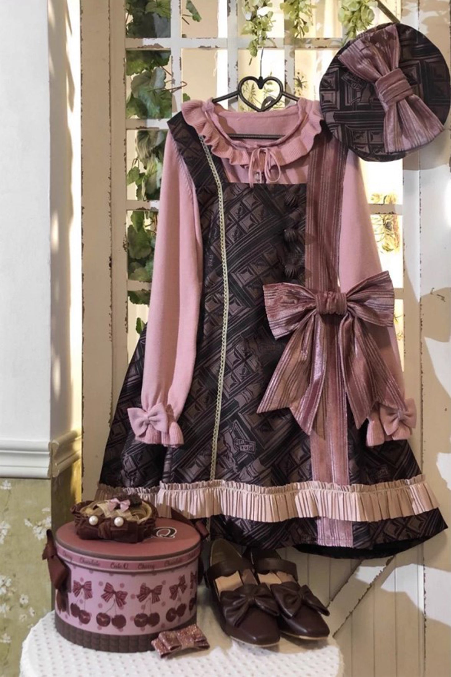 【受注予約~3/12】Chooocolate サロペット【PINK UP】