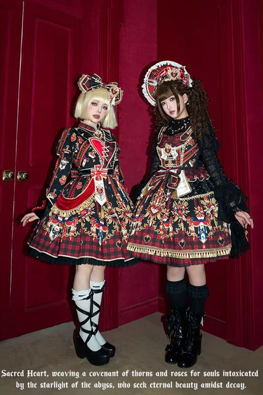 【受注予約~3/18】Sacred Heart ジャンパースカート・インナートップス【花与珍珠匣】