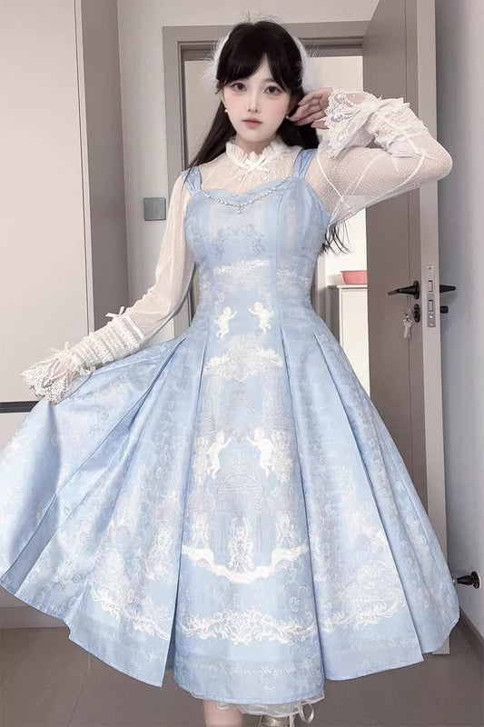 【受注予約~4/9】天使花園 ジャンパースカート（ロング丈）【VaultDesign】