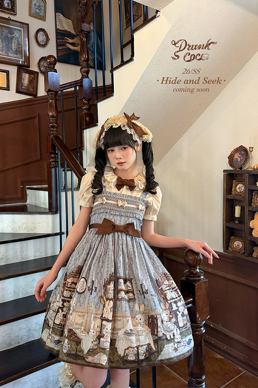 【受注予約~4/26】Hide and Seek 2026Ver. ジャンパースカート【Drunk Coco】
