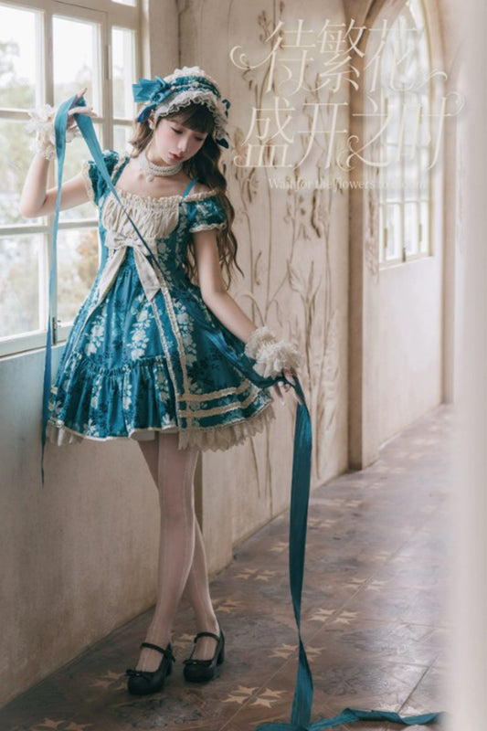 【受注予約~5/7】When the flowers to bloom ジャンパースカート(タイプ1)【Aurora Borealis】