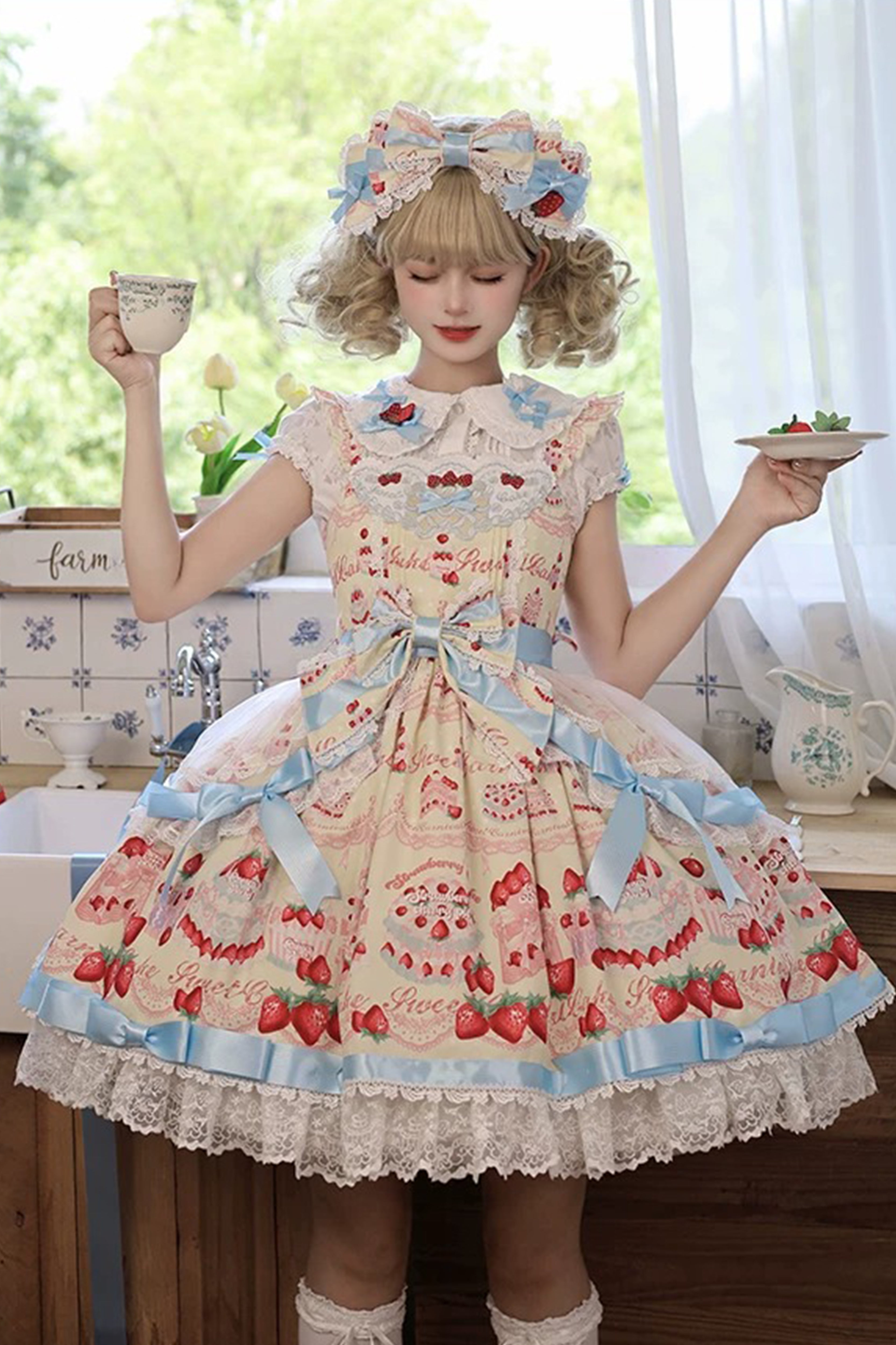 エペティス　狐の嫁入り　ジャンパースカート　フルセット ✨即納入荷✨ 狐の嫁入り-SAKURA- フルセット【Felinae Cookie】 🌸お