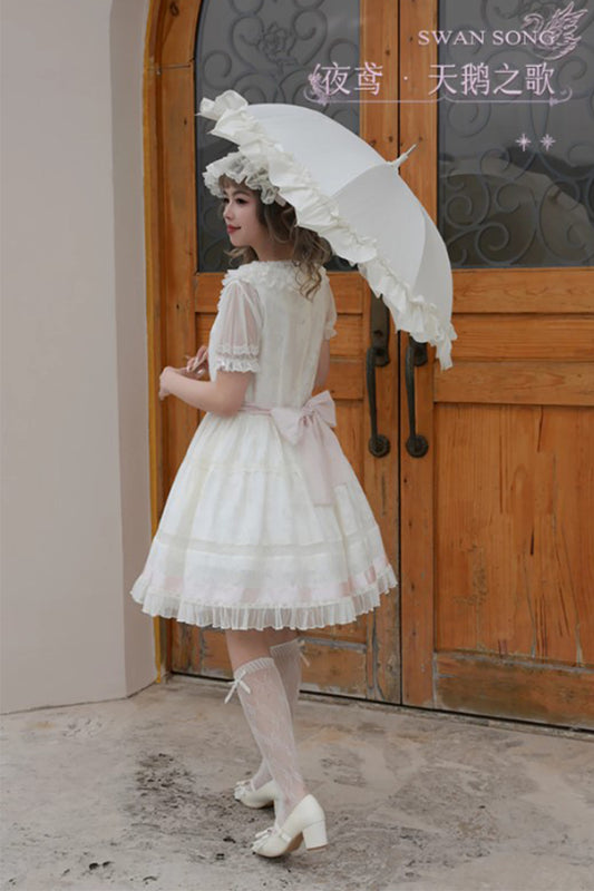 【受注予約~5/6】Swan Song ジャンパースカート【iris de nuit】