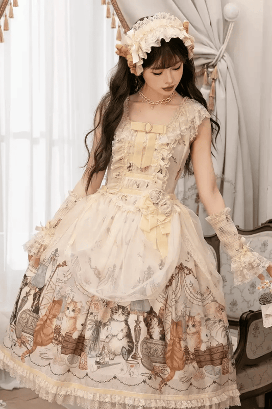 【受注予約~7/7】The Cats Vanity ジャンパースカート【NyaNya】