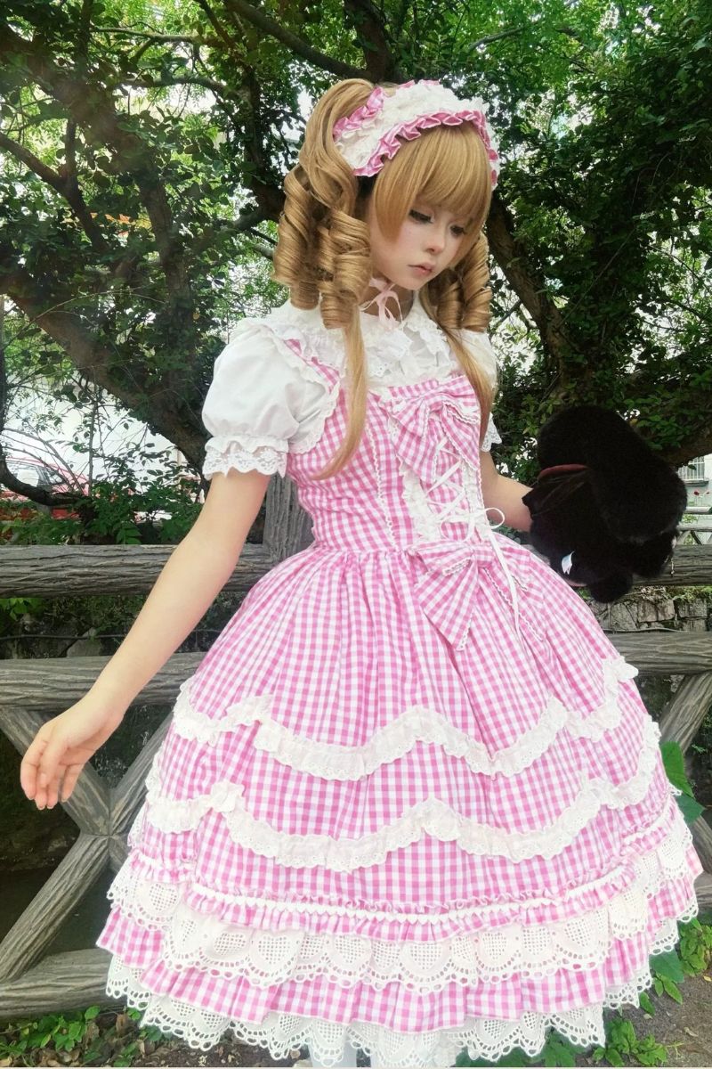 Plaid Baileys ジャンパースカート・フルセット【TaTaTa Lolita】