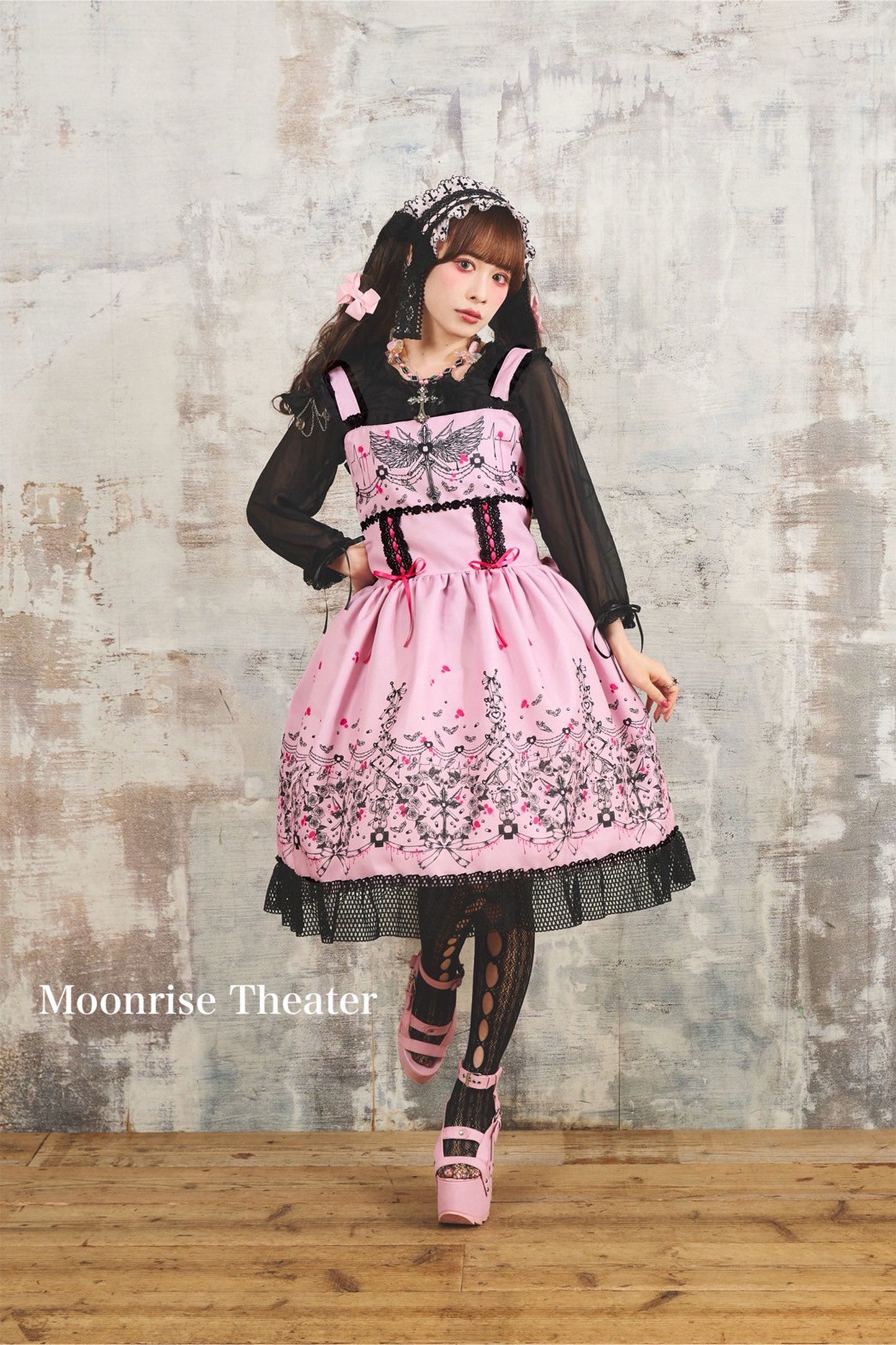 【受注予約~8/31】「月華堕天」ジャンパースカート【Moonrise Theater】