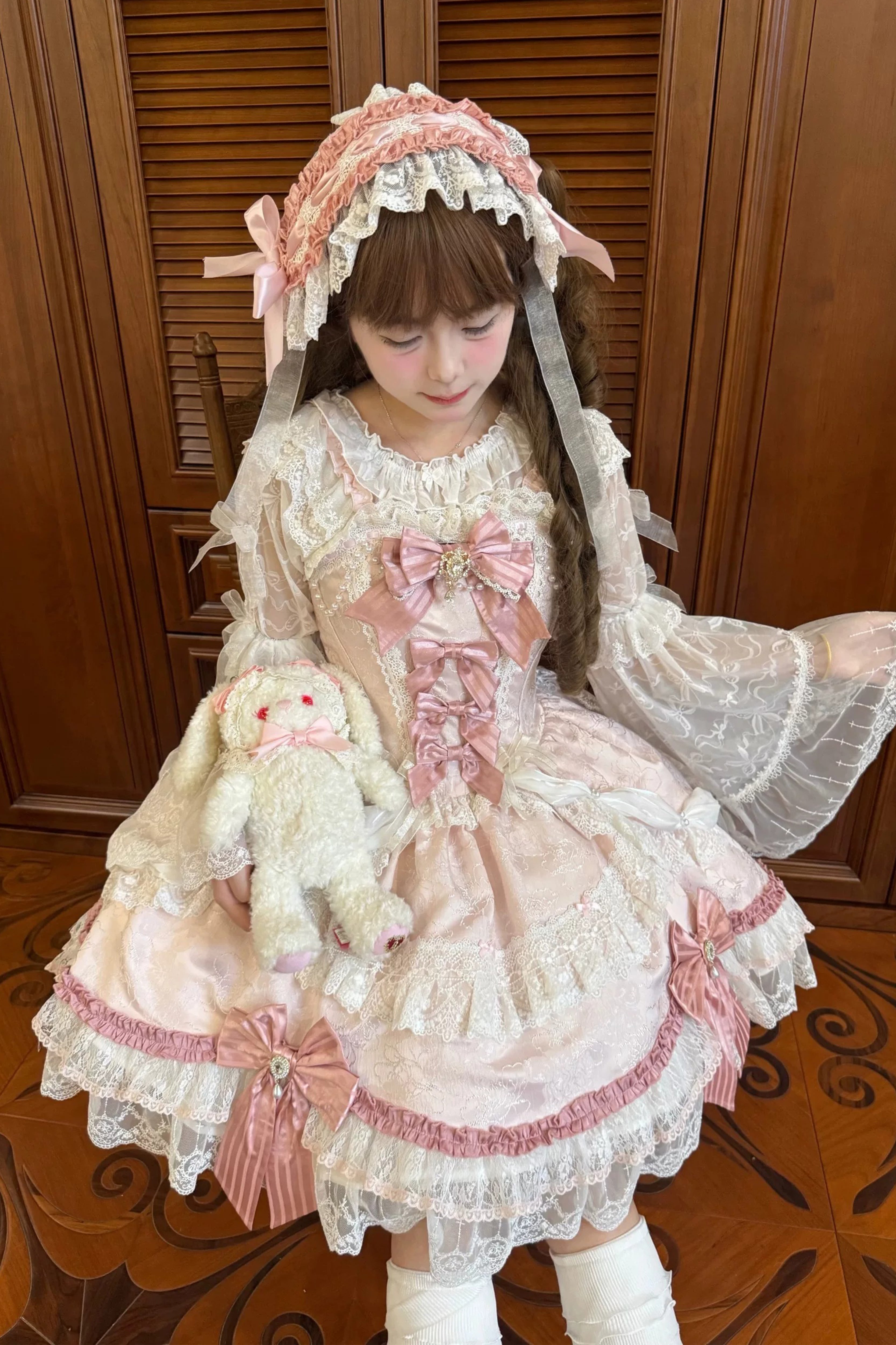 エペティス ロリータ ジャンパースカート ジャンスカ ピンク LIZLISA ジャンパースカート – Epetice