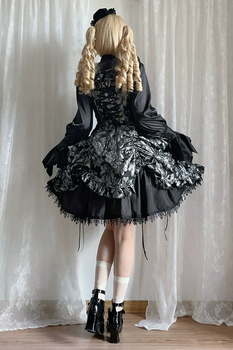 【受注予約~8/27】Midnight Lily ジャンパースカート【Miss Cube】